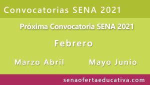 Convocatorias SENA 2021