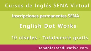 Cursos Inglés SENA Virtual