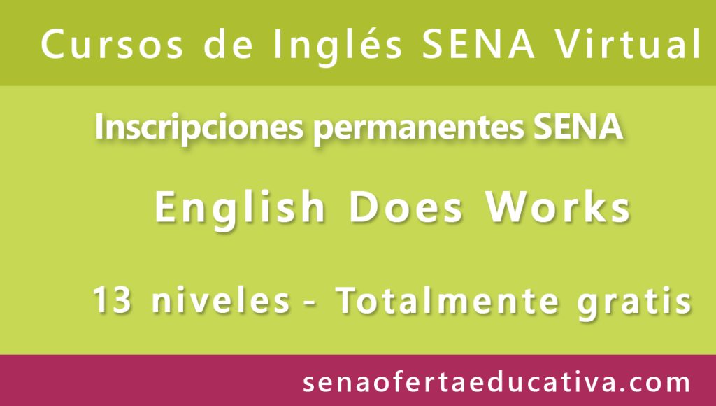 Te interesa aprender inglés en el SENA Esta es la oportunidad que