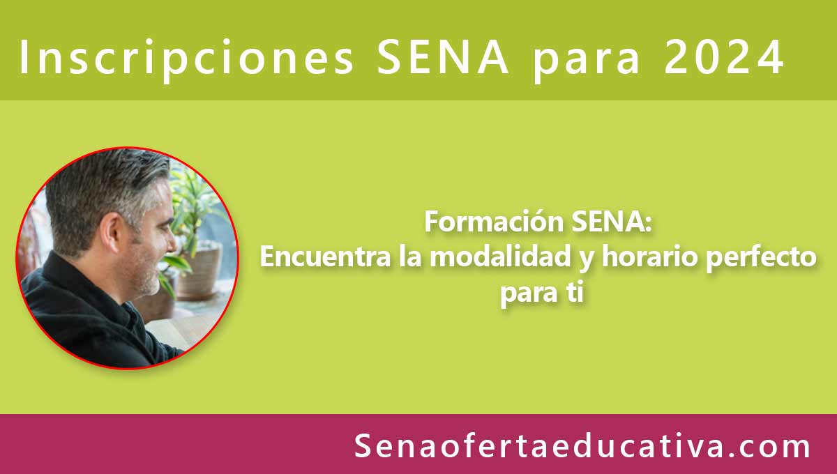 Formación SENA Encuentra la modalidad y horario perfecto para ti