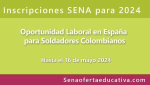 Oportunidad Laboral en España para Soldadores Colombianos