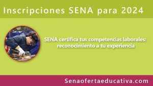 SENA certifica tus competencias laborales reconocimiento a tu experiencia