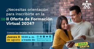 SENA Segunda Convocatoria Virtual Titulada 2024