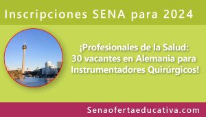 Profesionales de la Salud 30 vacantes en Alemania para Instrumentadores Quirúrgicos