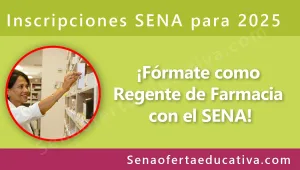 ¡Fórmate como Regente de Farmacia con el SENA!