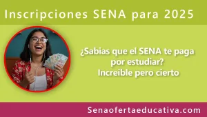 ¿Sabias que el SENA te paga por estudiar? Increíble pero cierto