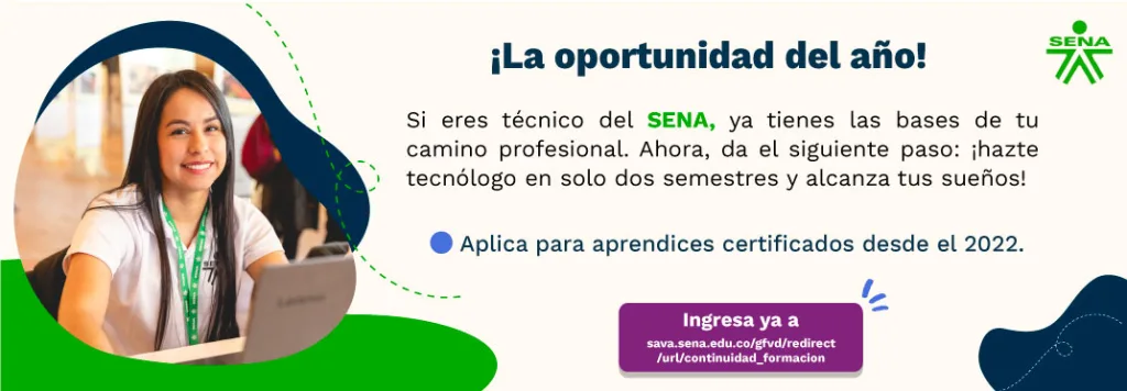 oferta SENA tecnólogo en dos semestres