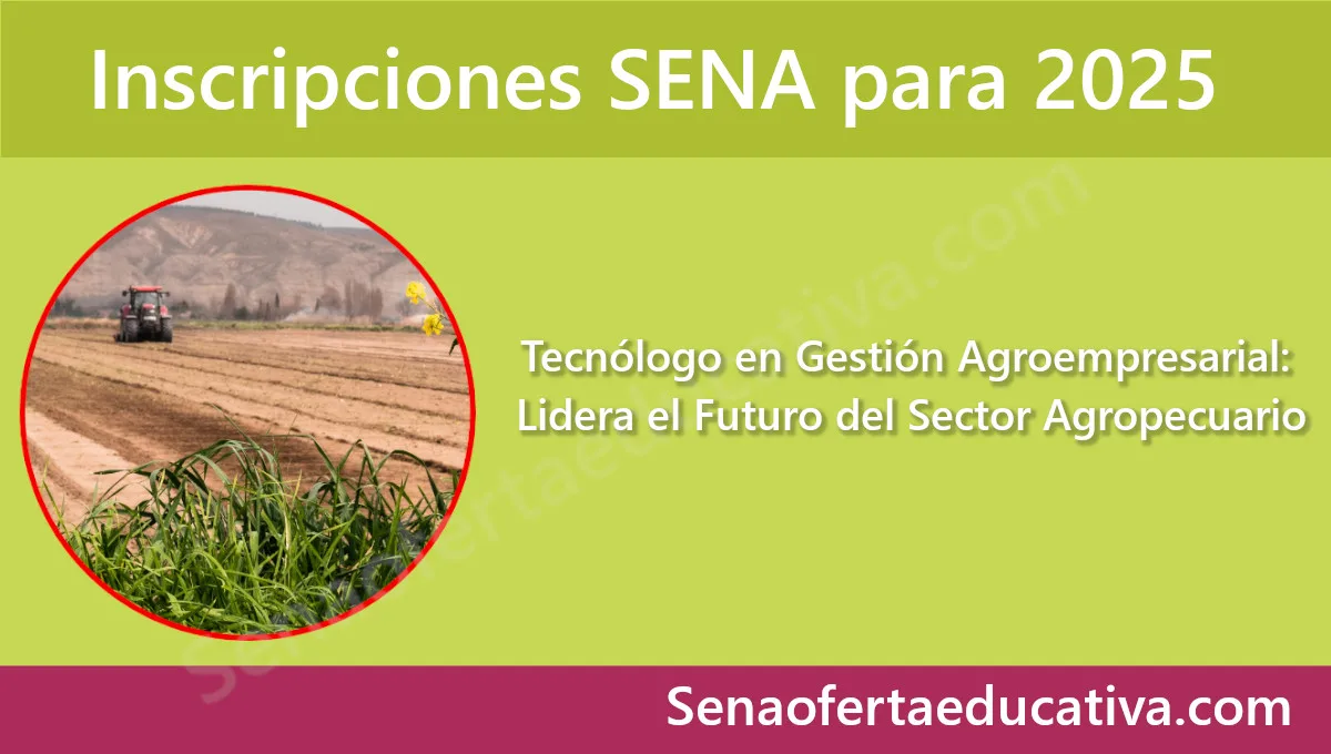 Tecnólogo en Gestión Agroempresarial