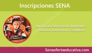 Auxiliar en Servicios de Bartender Domina el Arte de la Coctelería