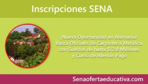Alemania busca oficiales de carpintería metálica.