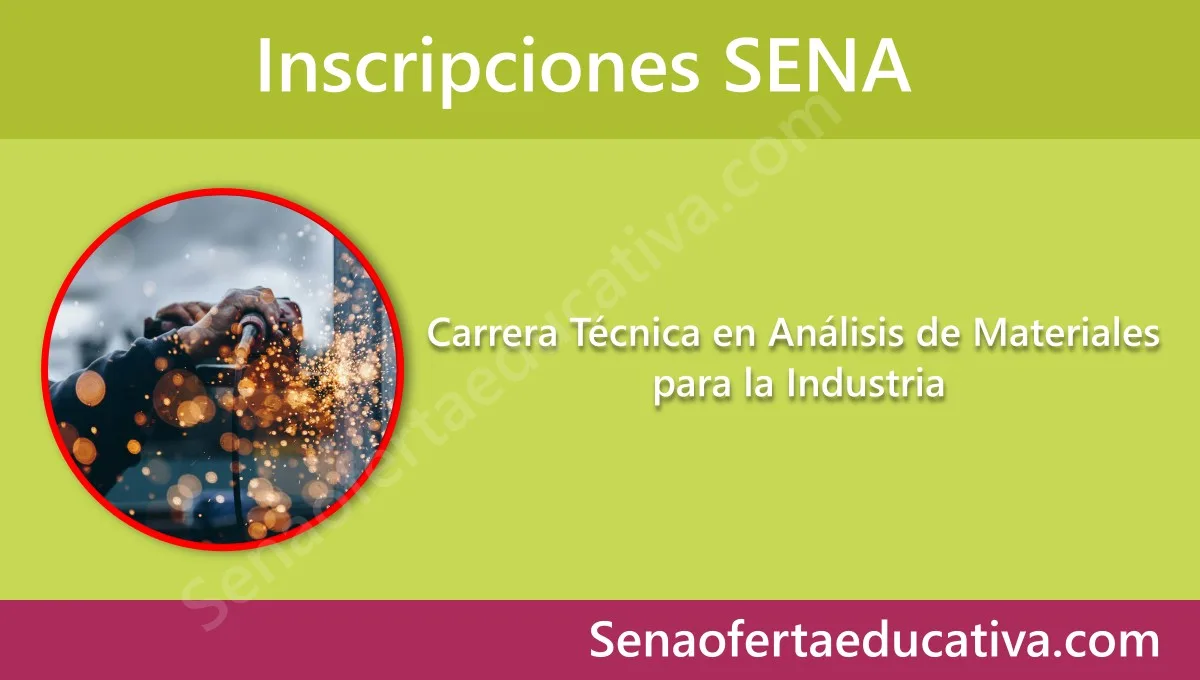 Carrera Técnica en Análisis de Materiales para la Industria