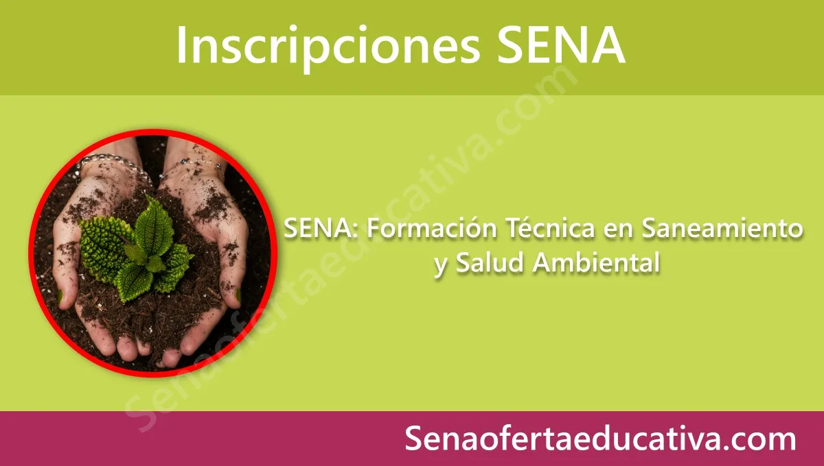 SENA Formación Técnica en Saneamiento y Salud Ambiental