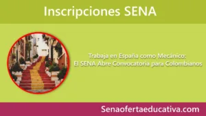 Trabaja en España como Mecánico El SENA Abre Convocatoria para Colombianos
