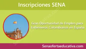 Gran Oportunidad de Empleo para Enfermeros Colombianos en España