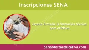 Joyería Armada la formación técnica para orfebres
