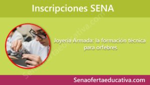 Joyería Armada la formación técnica para orfebres