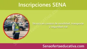 Técnico en control de movilidad transporte y seguridad vial