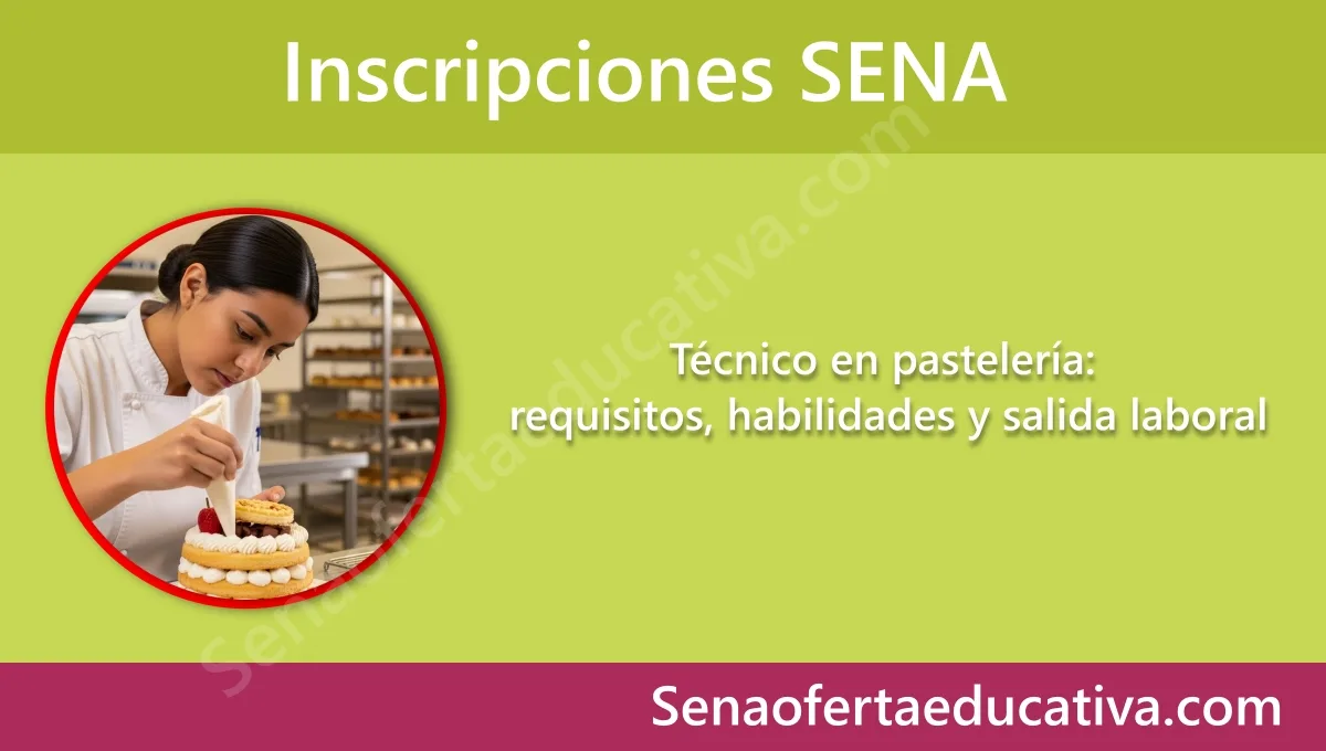 Técnico en pastelería requisitos, habilidades y salida laboral