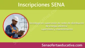 Tecnólogo en supervisión de redes de distribución de energía eléctrica supervisión y mantenimiento