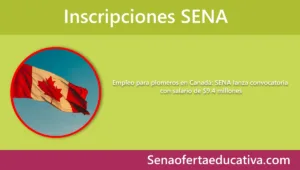Empleo para plomeros en Canadá SENA lanza convocatoria con salario de $9.4 millones