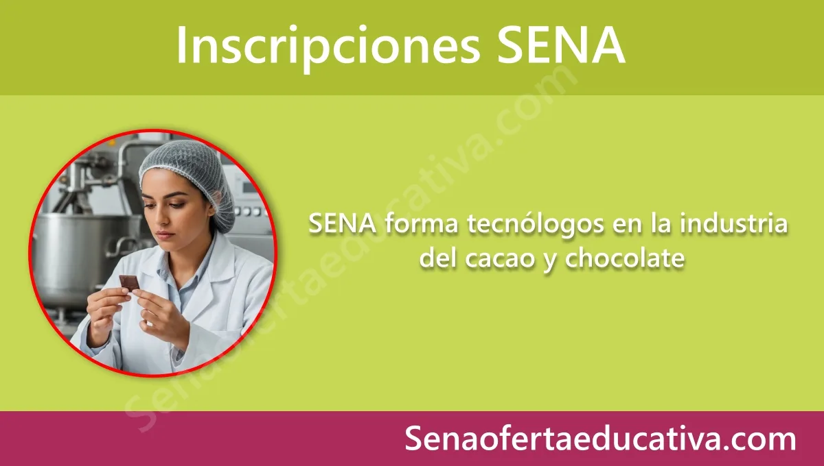 SENA forma tecnólogos en la industria del cacao y chocolate