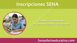 Confección industrial así forma el SENA a sus técnicos