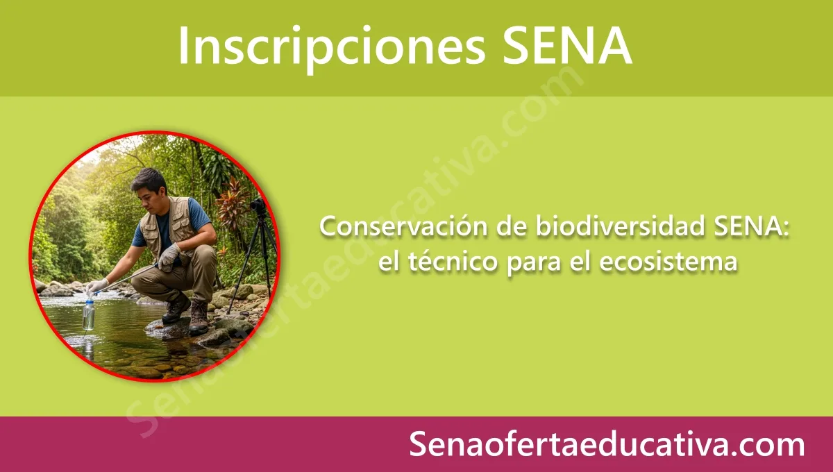 Conservación de biodiversidad SENA el técnico para el ecosistema