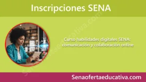 Curso habilidades digitales SENA comunicación y colaboración online