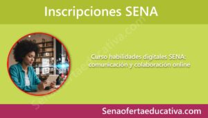 Curso habilidades digitales SENA comunicación y colaboración online