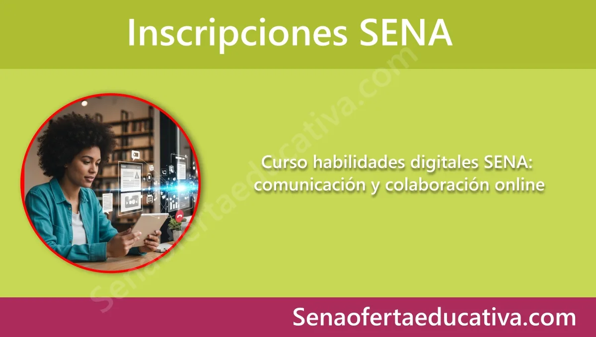 Curso habilidades digitales SENA comunicación y colaboración online