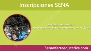 Mecánica automotriz aprenda sobre cajas de transferencia en el SENA