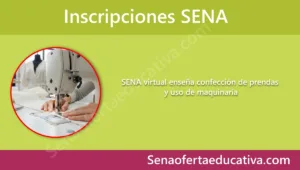 SENA virtual enseña confección de prendas y uso de maquinaria