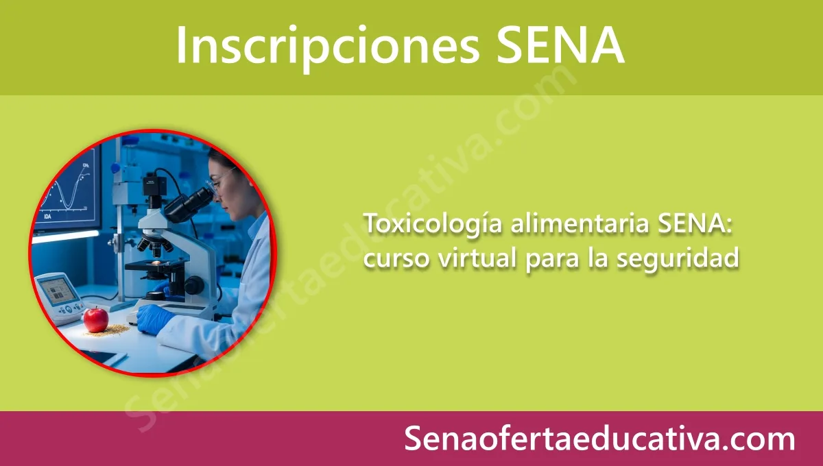 Toxicología alimentaria SENA curso virtual para la seguridad