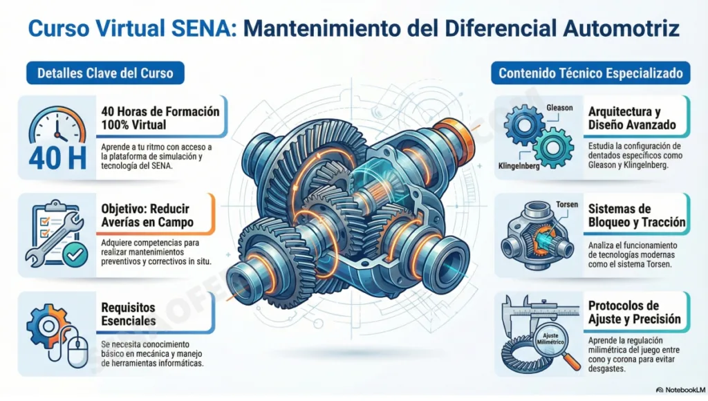 curso sena diferencial mecánica automotriz