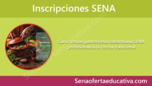 Curso virtual gastronomía colombiana SENA profesionaliza la cocina tradicional