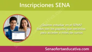 Quieres estudiar en el SENA Estos son los papeles que necesitas para acceder a miles de cursos