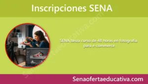 SENA lanza curso de 48 horas en fotografía para e-commerce