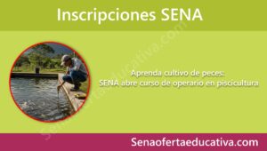 Aprenda cultivo de peces SENA abre curso de operario en piscicultura