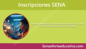 Estudia Automatización de Sistemas Mecatrónicos en el SENA y lidera la innovación industrial en Colombia