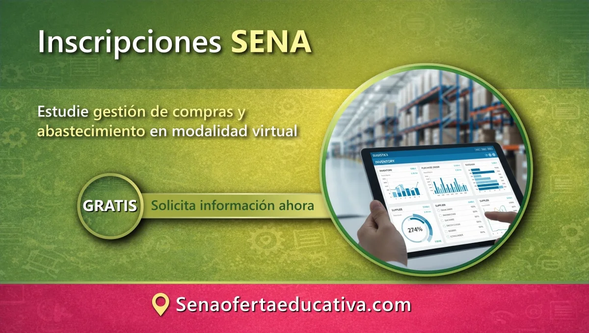 Estudie gestión de compras y abastecimiento en modalidad virtual