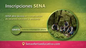 SENA abre técnico en conservación de recursos naturales y ambiente