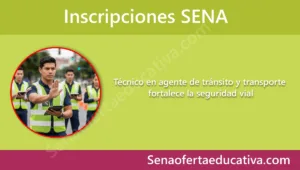 Técnico en agente de tránsito y transporte fortalece la seguridad vial