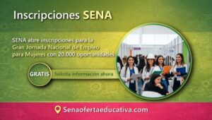 SENA abre inscripciones para la Gran Jornada Nacional de Empleo para Mujeres con 20.000 oportunidades