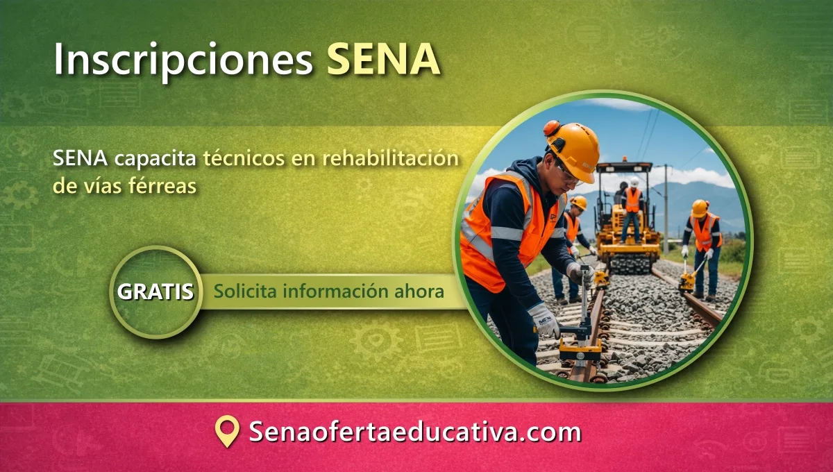 SENA capacita técnicos en rehabilitación de vías férreas
