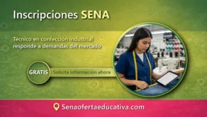 Técnico en confección industrial responde a demandas del mercado