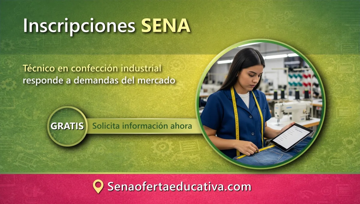 Técnico en confección industrial responde a demandas del mercado