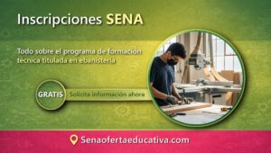 Todo sobre el programa de formación técnica titulada en ebanistería