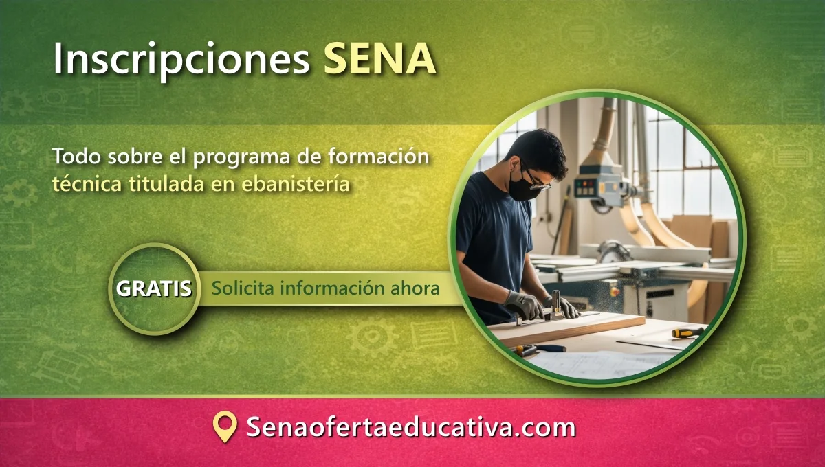 Todo sobre el programa de formación técnica titulada en ebanistería