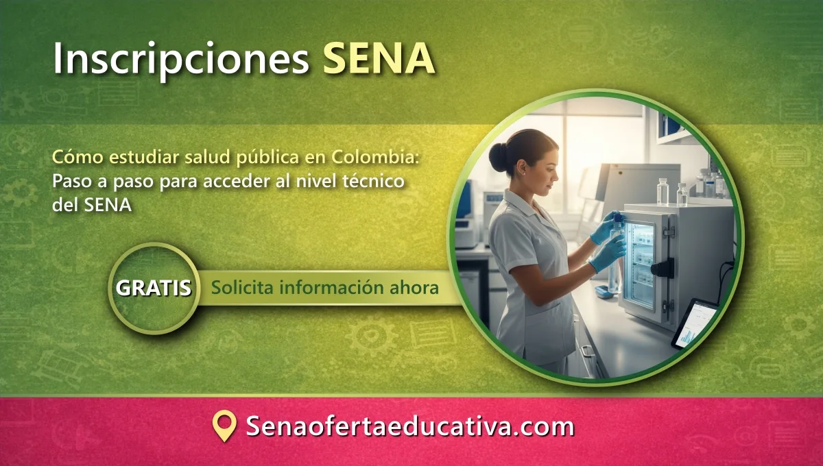 Cómo estudiar salud pública en Colombia Paso a paso para acceder al nivel técnico del SENA