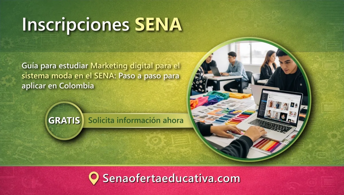 Guía para estudiar Marketing digital para el sistema moda en el SENA Paso a paso para aplicar en Colombia